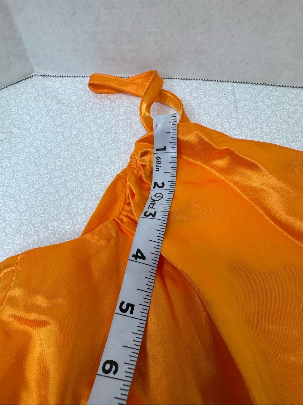 WILD FABLE Women Orange Satin look Tank Dress Adjustable Length Size M NWT - Picture 12 of 13